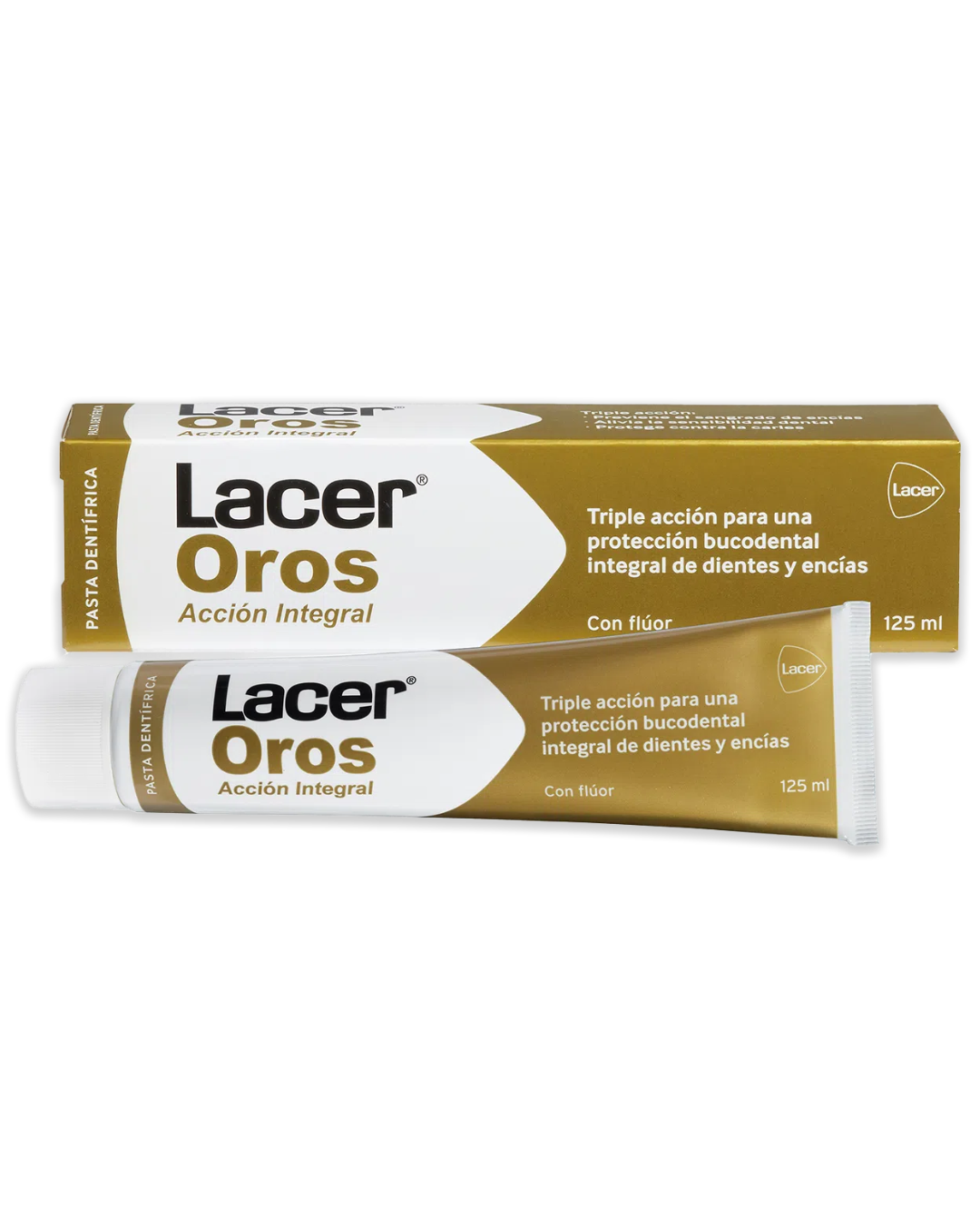 pasta dentifrica lacer oros accion integral con fluor