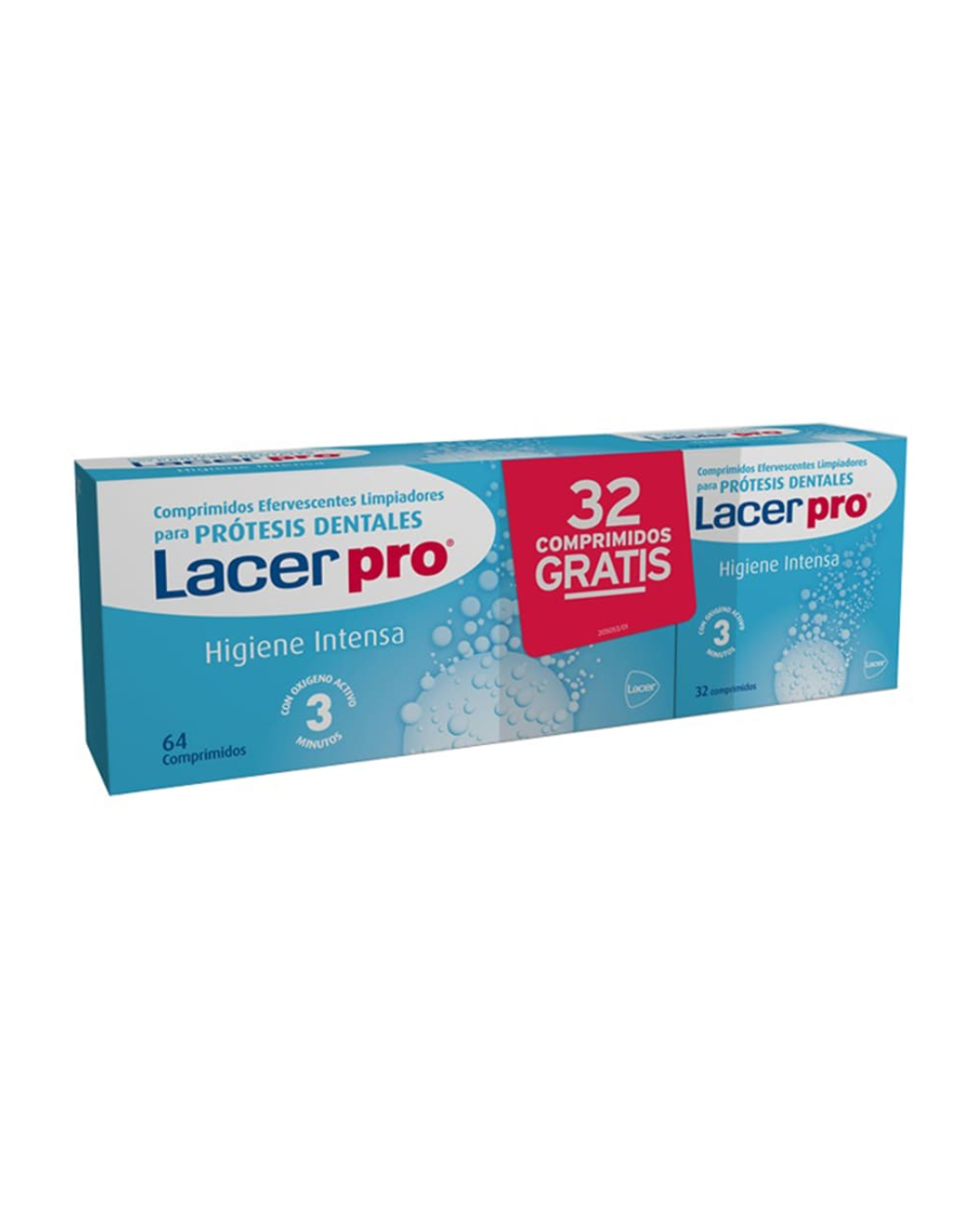 lacer pro higiene intensa pastillas limpiadoras efervescentes protesis dentales
