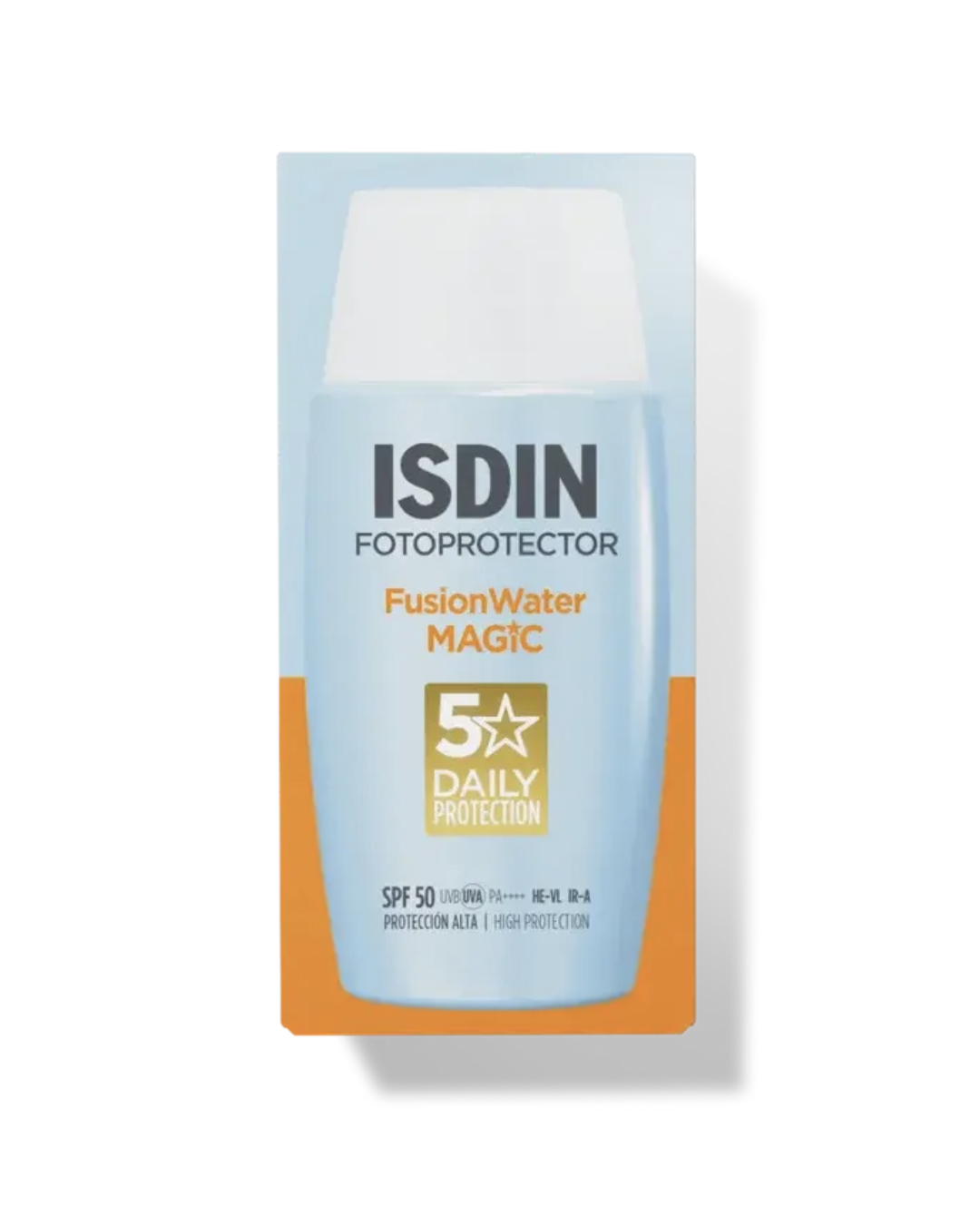 Isdin fusion water SPF50+ fotoprotección facial 50ML