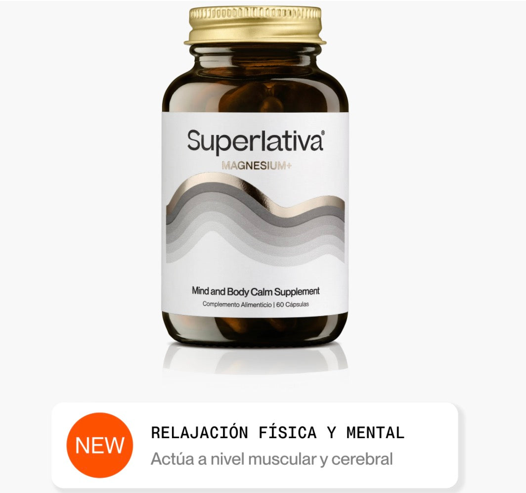 Magnesio de superlativa relajación física y mental 