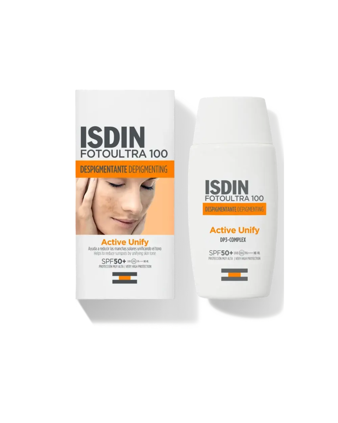 active unify proteccion solar con spf 100 para tratar melasma manchas o piel apagada