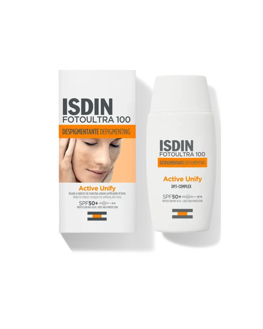 active unify proteccion solar con spf 100 para tratar melasma manchas o piel apagada