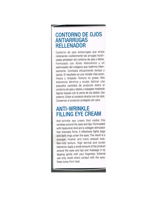 funciones del contorno de ojos rellenador de arrugas axovital