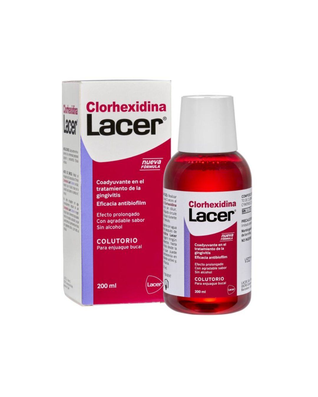 Lacer colutorio con clorhexidina 200 ml