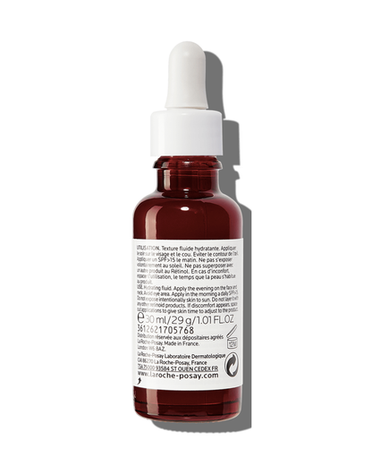 serum de retinol b3 por detras con ingredientes y funciones para arrugas y lineas de expresion